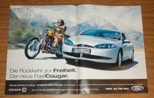 Seltene Werbung FORD COUGAR - Die R&uuml;ckkehr zur Freiheit - Easy Rider 1998