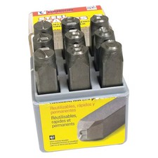 C.H. HANSON 25601 Steel Type Kit, Number Set