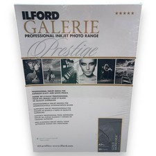 Ilford Galerie Pro inkjet photo Paper Gold Mono Silk 13" X 19" 25 Sheets NEW