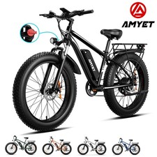 AMYET Electric Bike 1000W Electric Bicycle 48V 15AH 26" Fat Tire e mtb For Adult