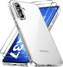 Handy Hülle + 2 x 9H Glas für Samsung Galaxy A37 5G Silikon Kamera Schutz …