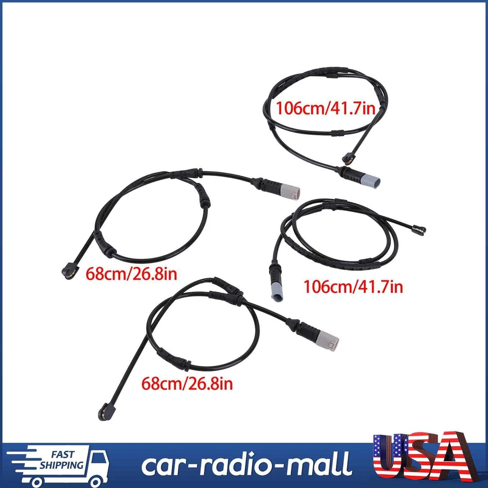 Nuevo 4x Sensor de desgaste de pastillas de freno izquierda derecha apto para BMW 2014 2015 2016 M235I 3,0 L EE. UU. Foto 3 de 4