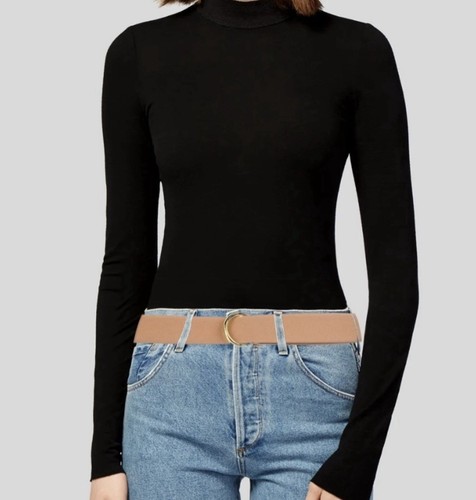 B-LOW THE BELT Mia Belt | Tan Pebbled Vegan Leather | NWT 50” - Picture 2 of 6