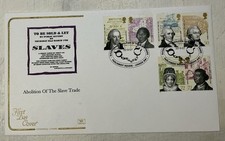 GB QEII 2007 Abolition Slave Trade Cotswold Embossed FDC Parliament Square SHS