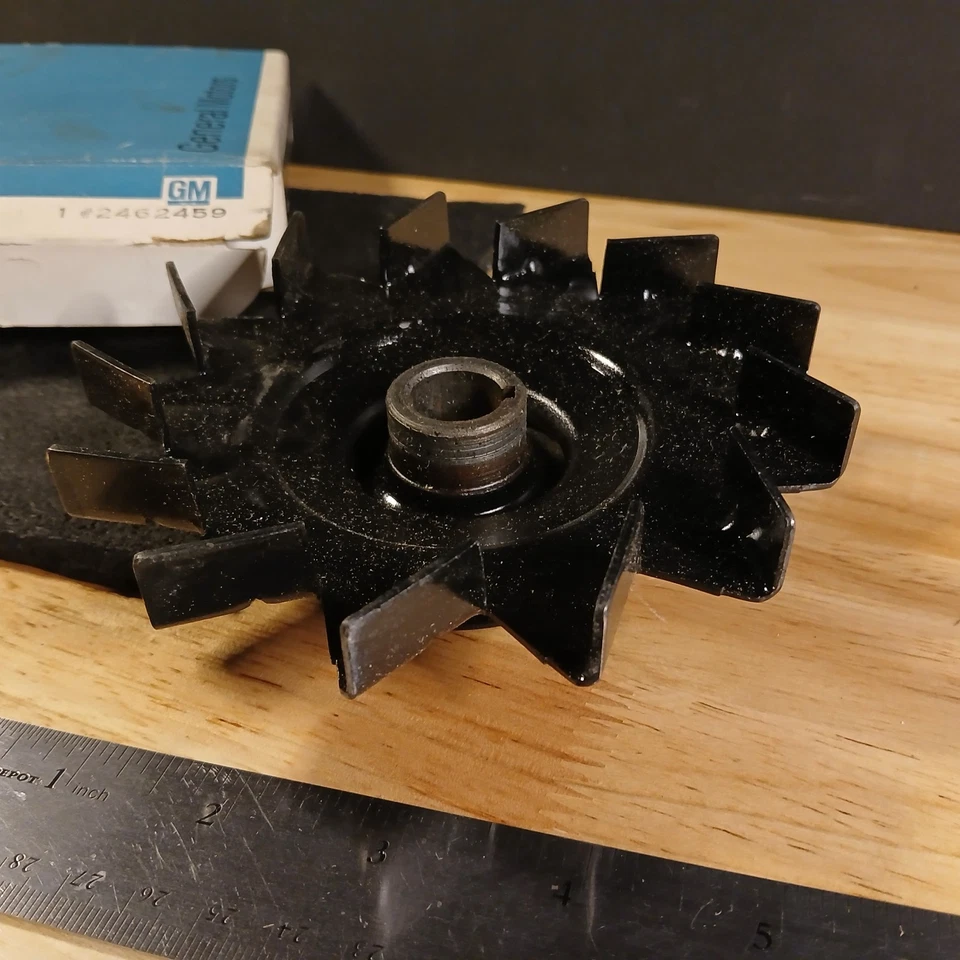 1965 1966 1967 GM Corvette Alternator Pulley MO #2462459 NOS OEM Chevrolet Chevy - Image 2 of 3