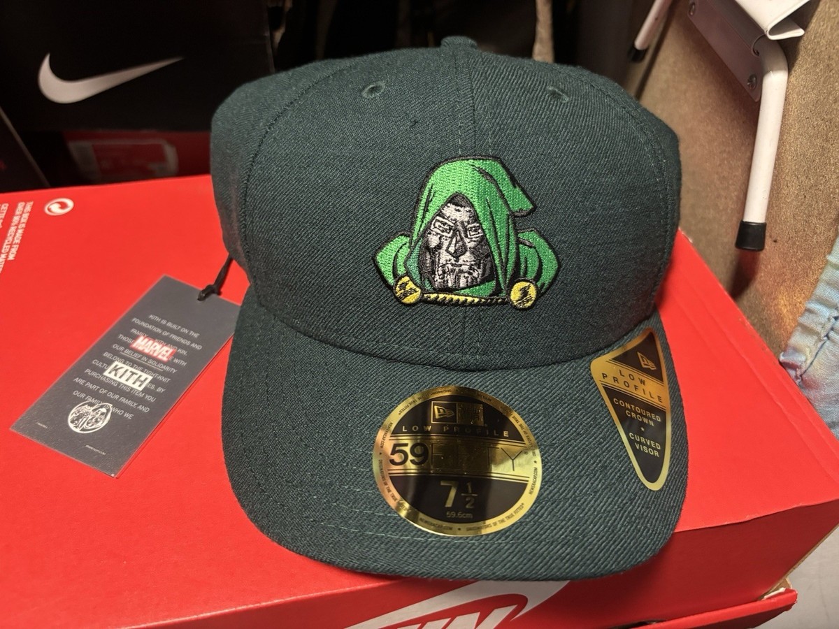 Kith x Marvel New Era Dr. Doom 59Fifty Fitted Cap Size 7 1/2 | eBay