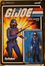 GI Joe ReAction Cobra Trooper  Female Pink Skin Red Hair  Super 7 Unpunched NEW