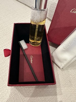 Cartier Jewelry & Watch Cleaning Kit Liquid Cleaner Brush Cloth