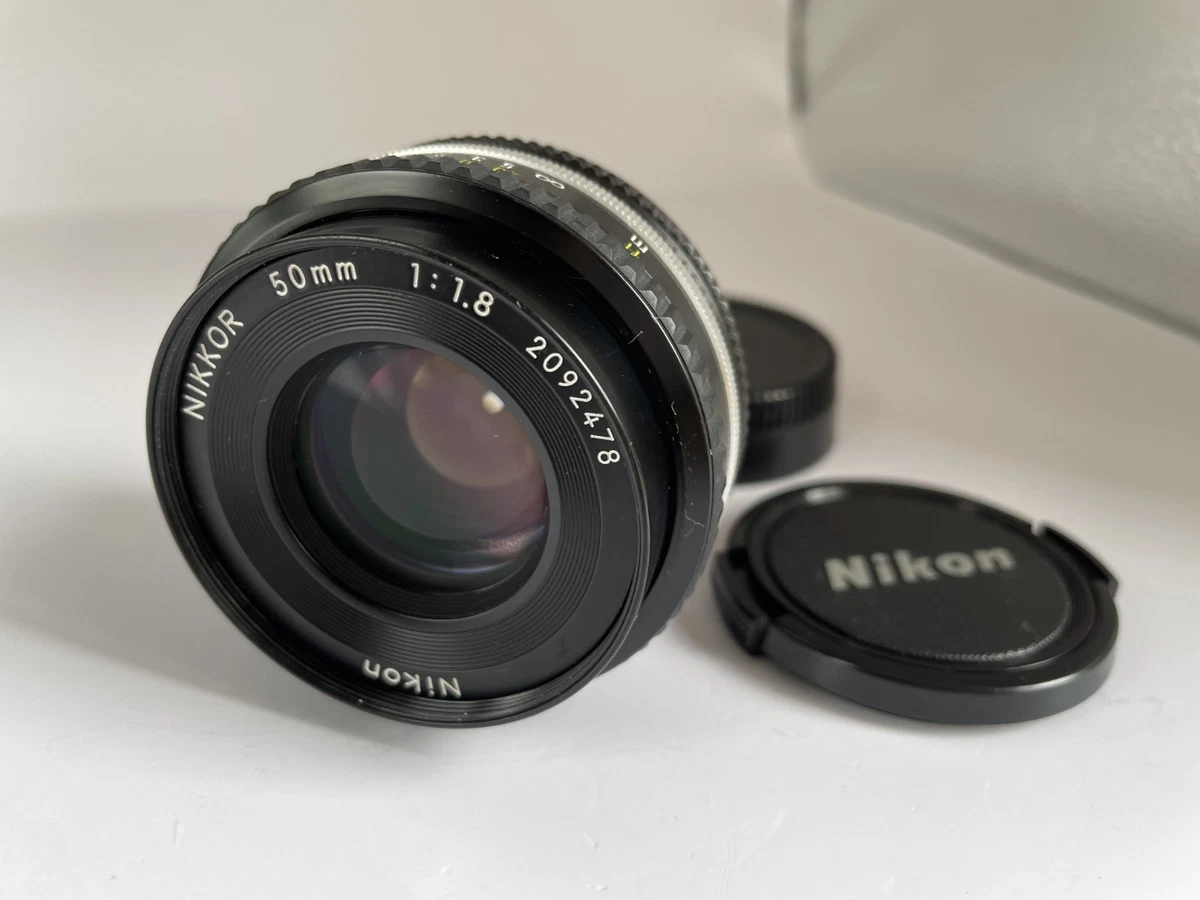 Nikon AI-S Nikkor 50mm F/1.8 Pancake - Objectif Standard MF - Excellent état - Japon