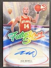 Asa Newell 2025-26 Topps Chrome Future Stars Auto RC #FS-AN -v6
