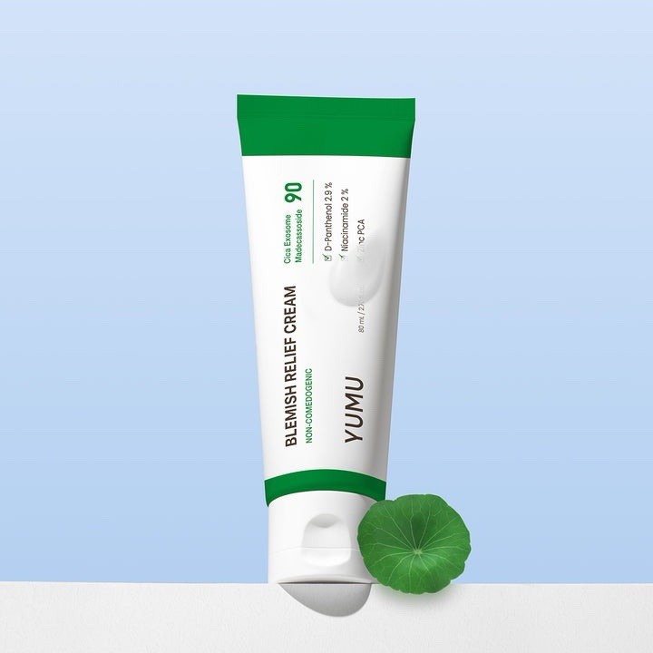 YUMU Cica Exosome Blemish Relief Cream, Face Treatment Korean