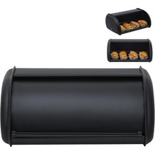 Stainless Steel Roll Top Bread Box, Keeps Bre...