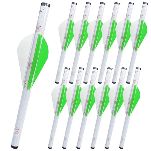LEANPRO 12-Pack Shrink Fletch with 2 Inch Vanes, Stretch Arrow Wraps Universa...