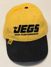Jeg's High Performance Yellow and Black Adjustable Ball Cap Hat