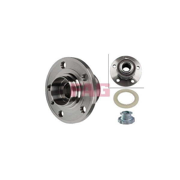 Radlagersatz Schaeffler FAG 713 6104 70 FüR Audi Seat Skoda Vw, Vorderachse-image