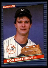 1986 Leaf #103 Don Mattingly Card