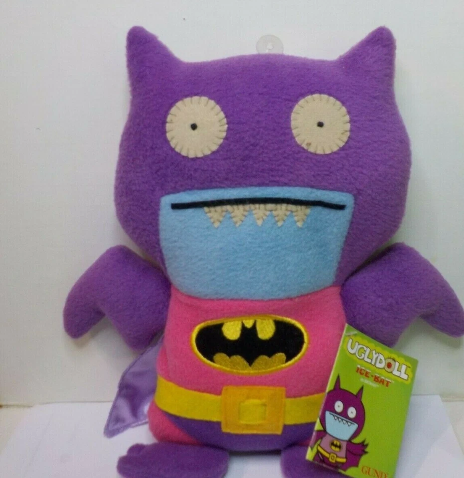Peluche UGLYDOLL Ice-Bat como Batman con etiqueta 11"H  Foto 2 de 4