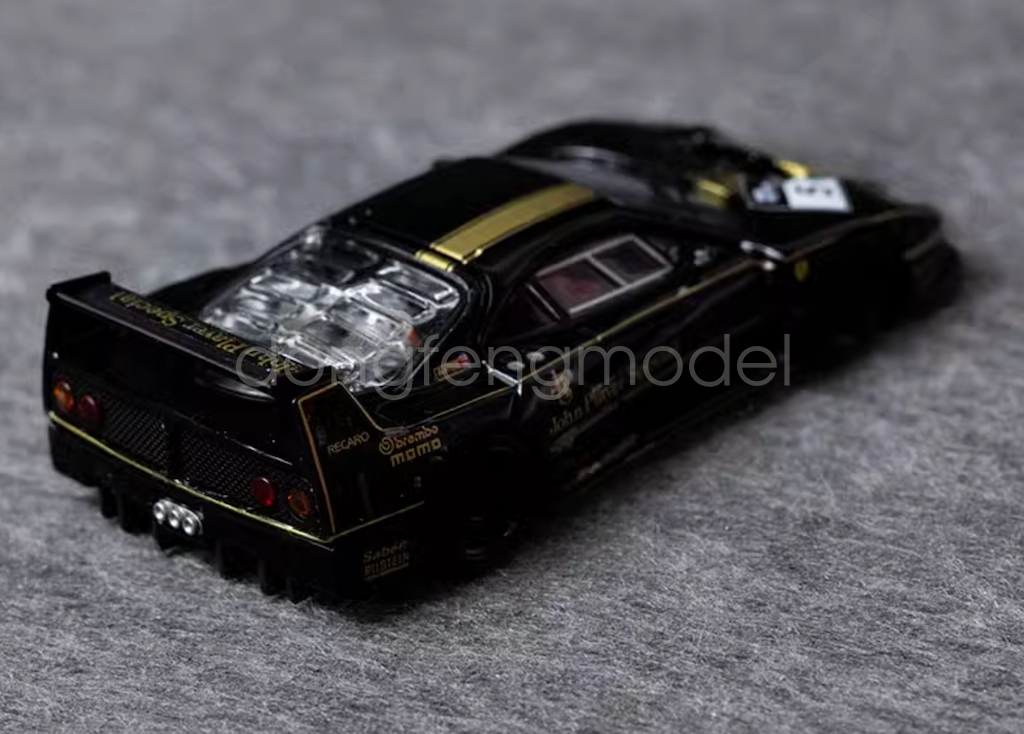 SH 1/64 Ferrari F40 LM JPS #5 Racing Sports Model Diecast