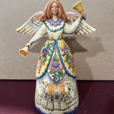 Jim Shore Heartwood Creek  Proclaimer Of Heaven s Glory - 2003-No Box-Pre Owned