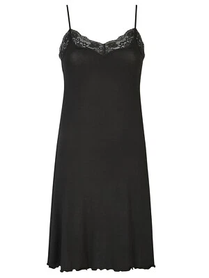 Chemise de nuit pour Femme Romance Nina von C. 16 421 648 0 38-48 Blanc ou Noir - Photo 1/2