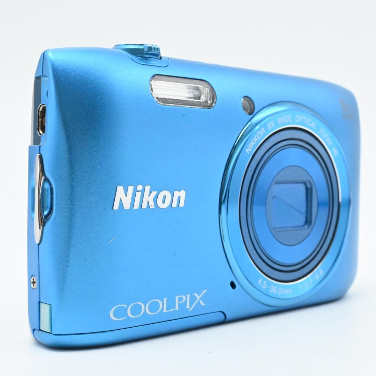 Nikon COOLPIX S3600 Blue 20.1MP Compact Digital Camera Used Nikon COOLPIX S3600 Blue 20.1MP Compact Digital Camera Used