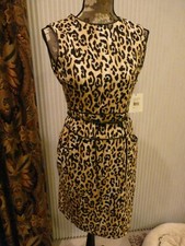 CALVIN KLEIN ANIMAL PRINT DRESS SIZE 4
