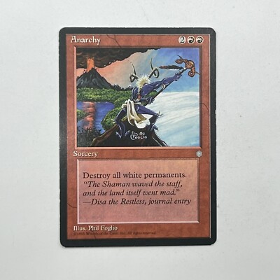Magic The Gathering MTG Anarchy - Ice Age - VG Authentic