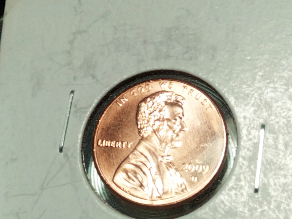 Mint Error Coin 2009 Denver Uncirculated One Cent DDO - Image 3 of 4