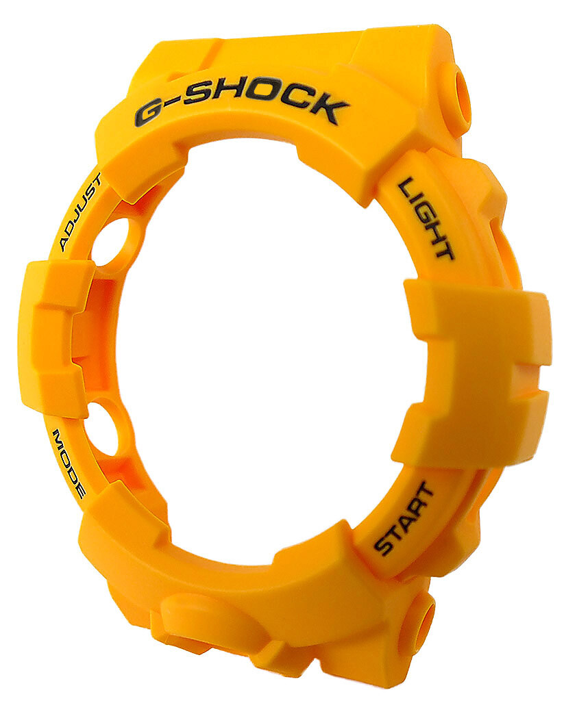 Casio Bisel Luneta Pieza de Repuesto Resina Amarillo para G-Shock GBD-800-4ER