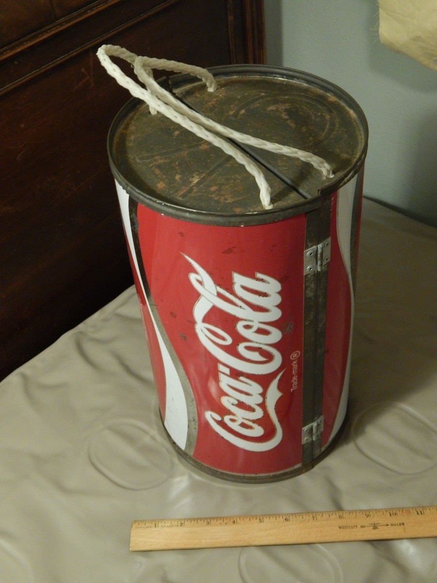 Coca-Cola~Coke [Round Split Portable Cooler w/ Snap Lock] ECHO