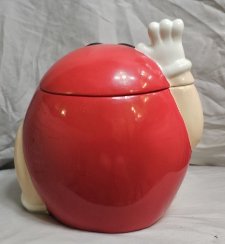 Very Rare M&M M Original RED CHARACTER Cookie Jar - LARGE - Vintage - Picture 12 of 17