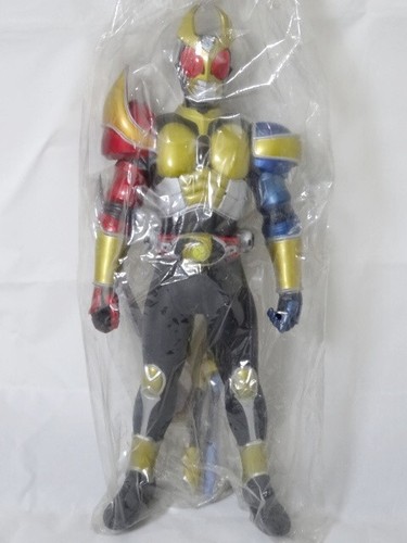 Kamen Rider Agito Trinity Form Big Soft Vinyl Figure 2001 Banpresto Close Sofubi - Picture 19 of 20