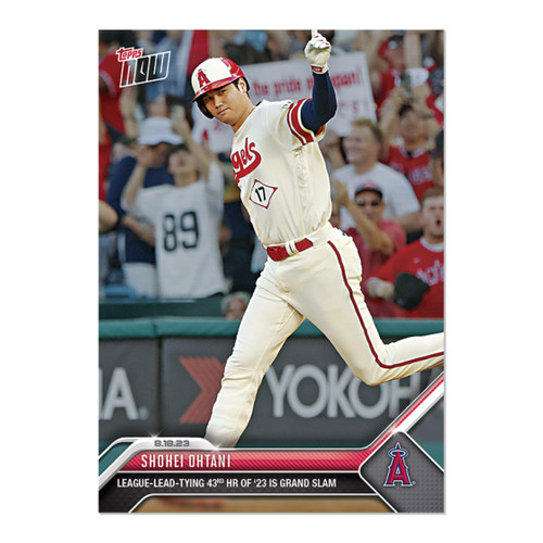 2023 TOPPS NOW #727 SHOHEI OHTANI - 43RD HR OF SEASON IS GRAND SLAM