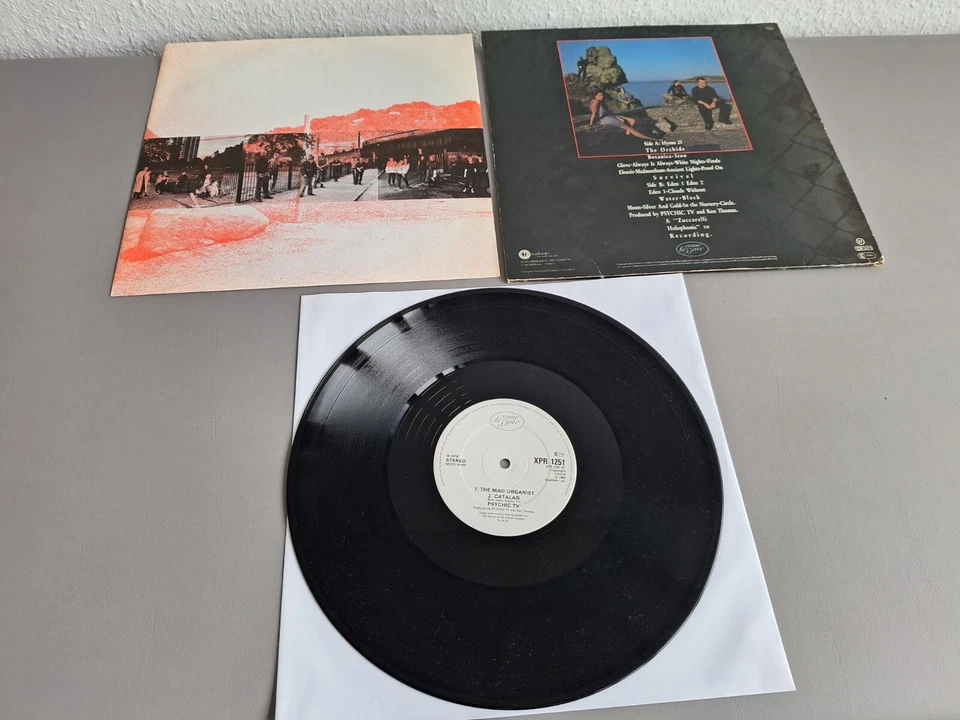 PSYCHIV TV original black Vinyl LP + lim edt 12" EP Dreams Less Sweet (1983 UK) Foto 2 de 3