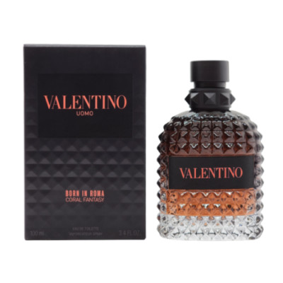 Valentino Uomo Born In Roma Coral Fantasy 3.4 oz EDT Cologne New In Box