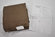 Outdoor Patio Curtain Brown Single Panel Brown 54" x 120" Drape 07PCN004-54120