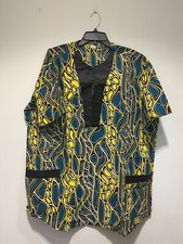 African clothing for men-Dashiki m-5X Teal