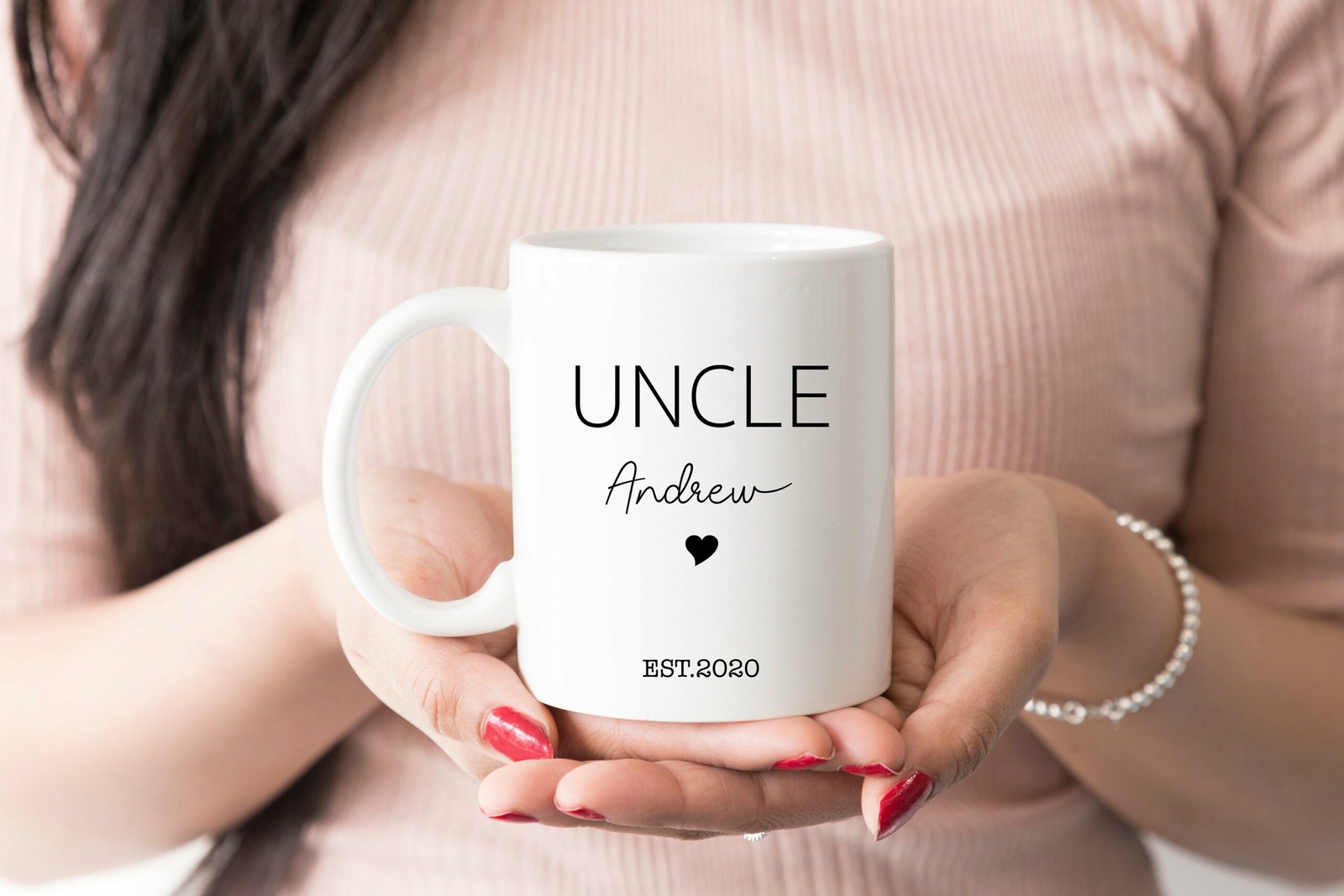Uncle Mug Pregnancy Announcement Custom New Uncle Gift New Baby Announcement