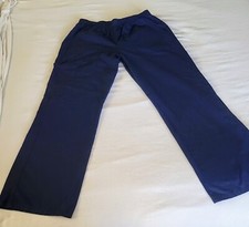 Scrub Star 3 Pocket Scrub Pants Size Small Petite Indigo Elastic Waist