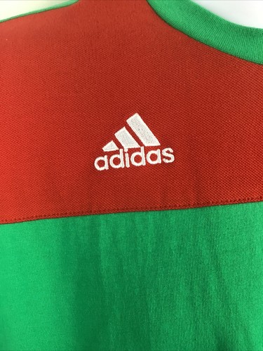 Adidas Men’s Mexico Green,Red & White Cotton S/S Jersey Tee Shirt Sz. M NWT - Picture 5 of 17