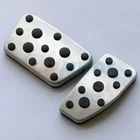 STAINLESS STEEL PEDAL ACCELERATOR BRAKE PAD COVER FOR LEXUS LX570 GX460