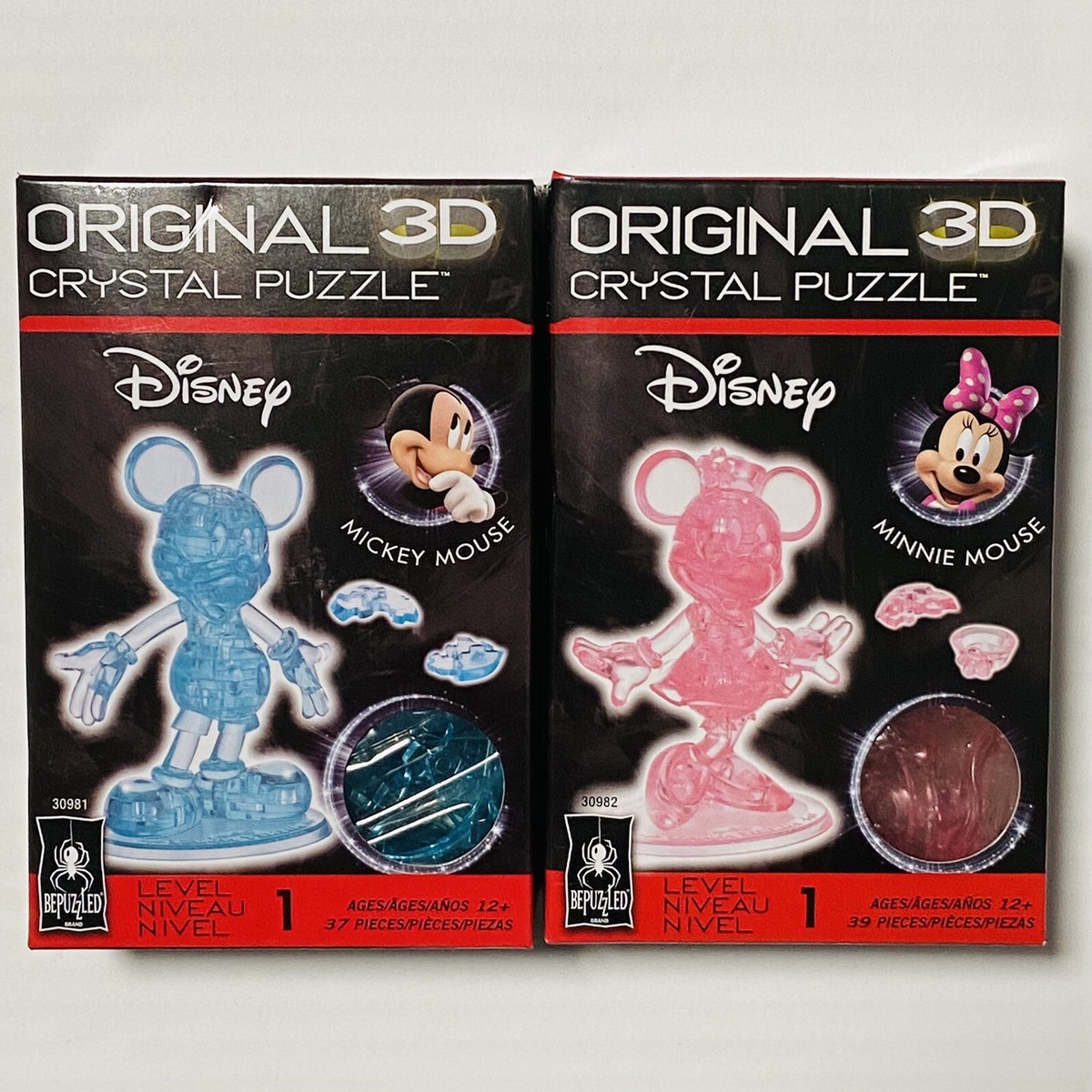 Original 3D Crystal Puzzle Disney - Mickey & Minnie | eBay