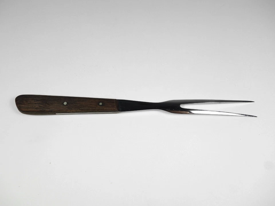 zwilling fleischgabel tranchiergabel holzgriff vintage serviergabel vorlegegabel - Bild 4 von 4