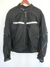 Chaqueta de moto Revit grande US 42 EU 52 negra con forro a presión