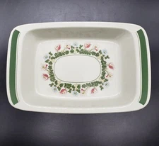 Vtg 1970's Figgjo Anitra Norway Baking Casserole Dish 11.75" X 7.25"