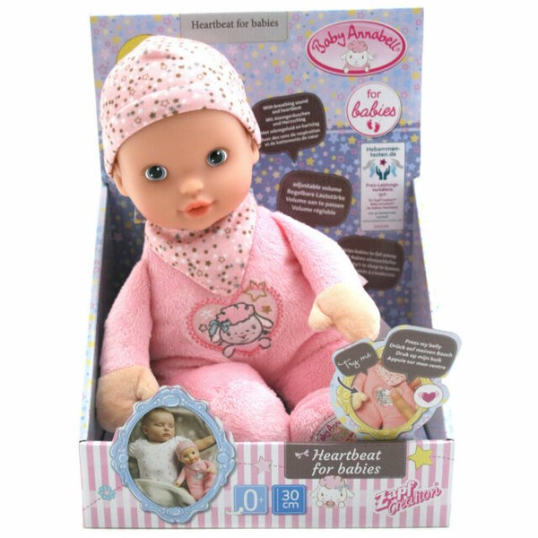 Baby Annabell Heartbeat for Babies 30cm Doll Breathing Sounds Newborn