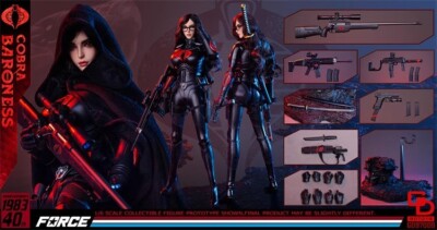GDTOYS GD97009 1/6 Cobra Baroness 12'' Female Action Figure Model Movable Eyes