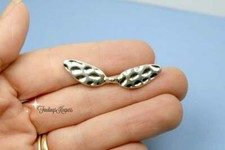 Angel Wing Spacer Beads Fairy Wing Bead 30x6mm Antique Silver US Seller 868