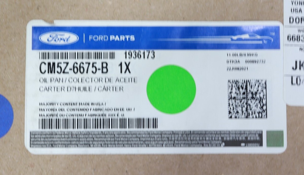 Ford CM5Z6675B Genuine OEM Engine Oil Pan 2.0l for sale online | eBay