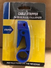 CABLE STRIPPER FOR RG,58,59,6,62,174  UTP/STP 5112 NEW FREE SHIPPING